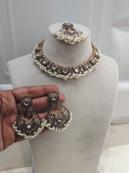 Blue necklace Jewellery Alaia Set