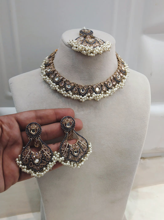 Blue necklace Jewellery Alaia Set