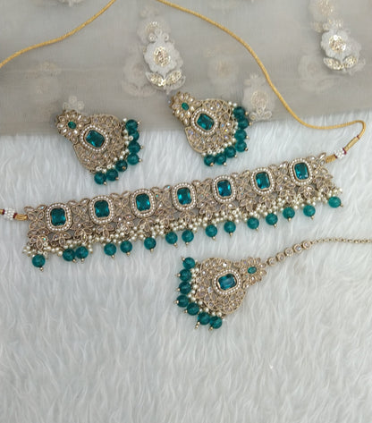 Rama Green Choker Jewellery Creek Set