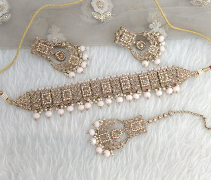 Peach Choker Jewellery Gisborne  Set