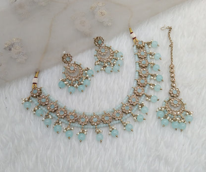 sky blue necklace Jewellery Melbourne Set