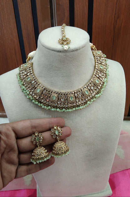 Pista Necklace Jewellery Sunny Set