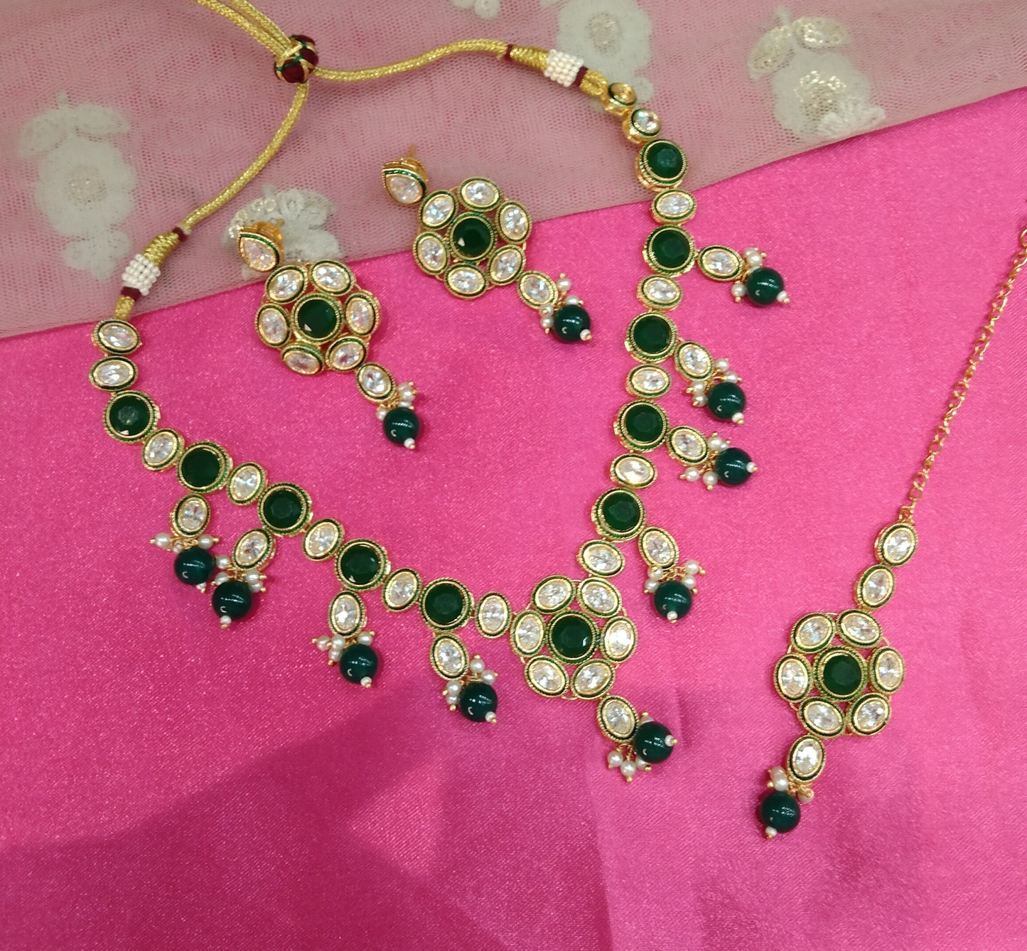 Green Necklace Jewellery Swaziland Set