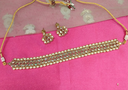 Antique Gold Choker Jewellery Armaan Set