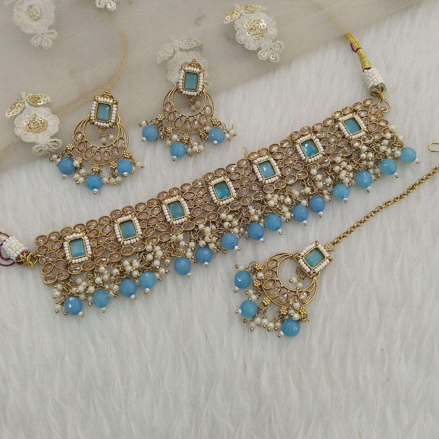 Firoja Choker Jewellery City Set
