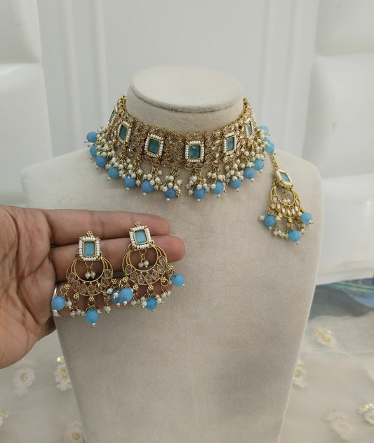 Firoja Choker Jewellery City Set