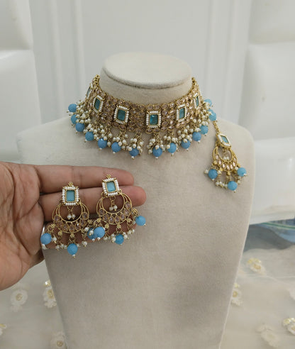 Firoja Choker Jewellery City Set