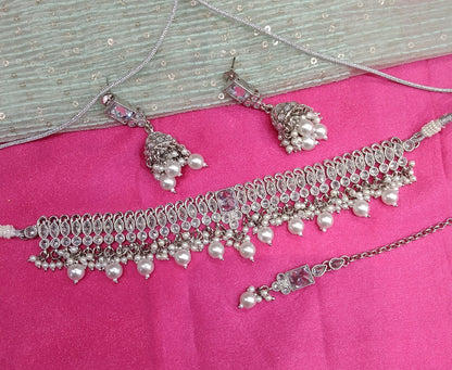 Silver Choker Jewellery Dunedin Set