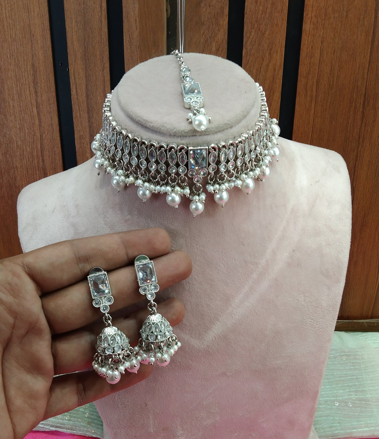 Silver Choker Jewellery Dunedin Set