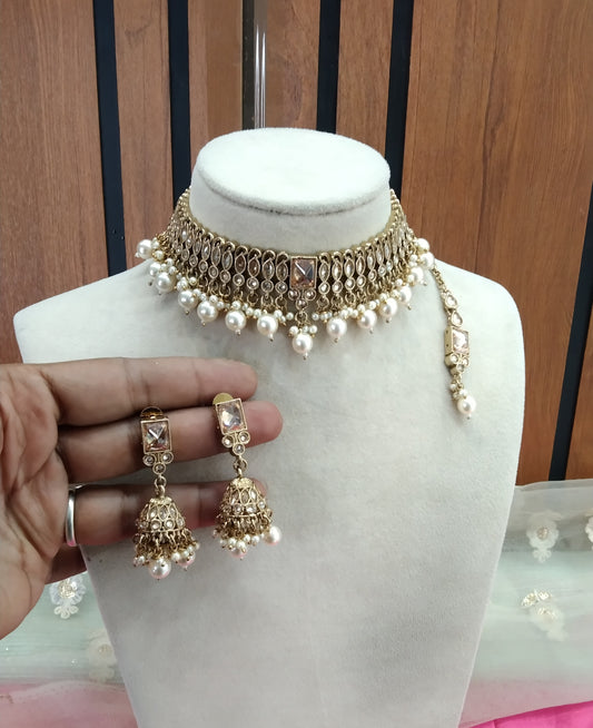 Antique Gold Choker Jewellery Dunedin Set