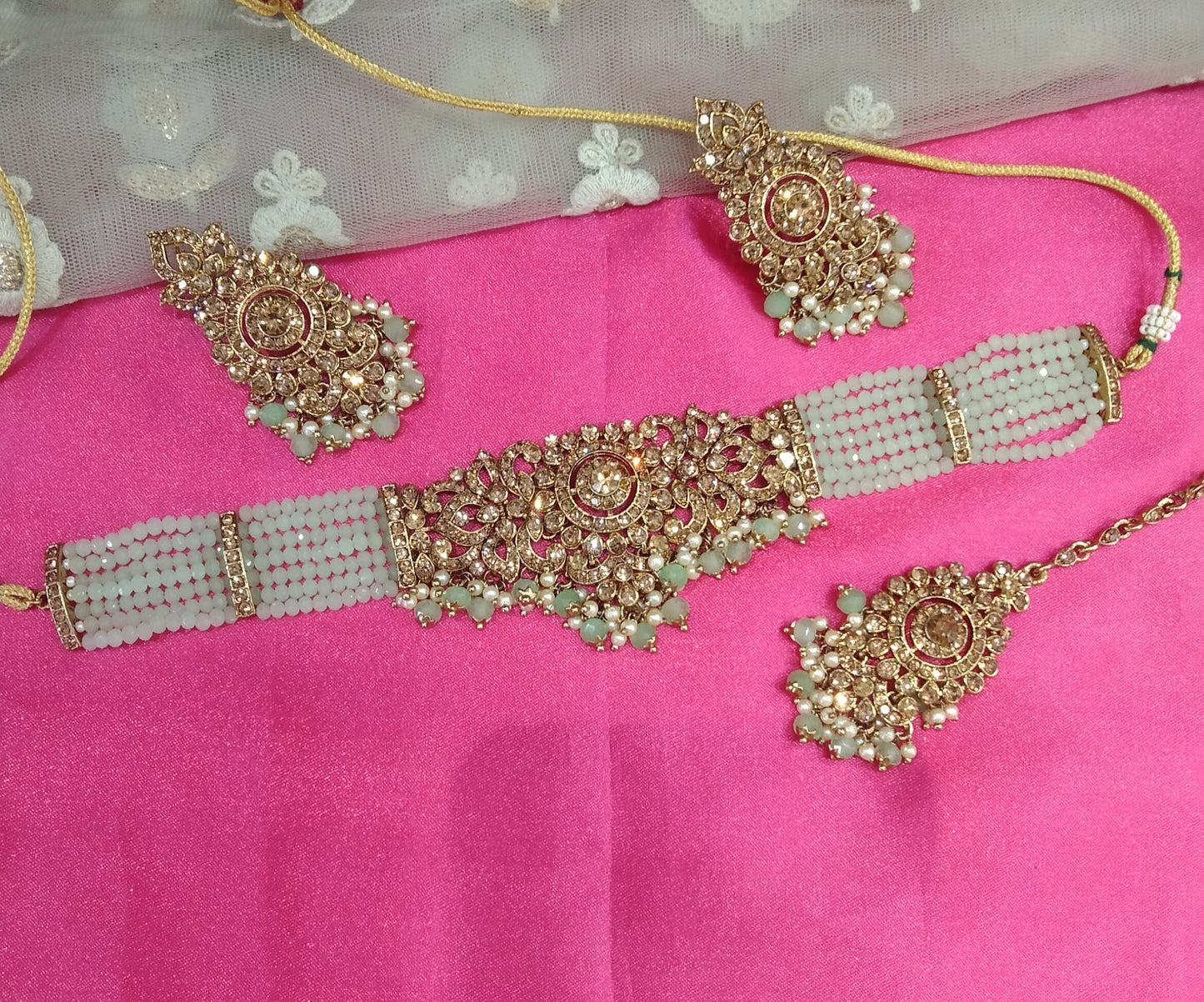 Pista Choker Jewellery Imly Set