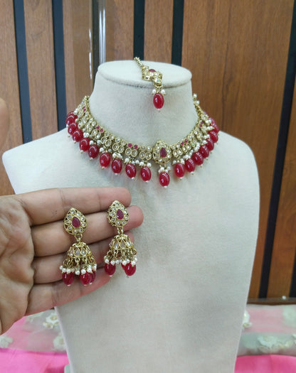 Ruby Necklace Jewellery Tauranga Set