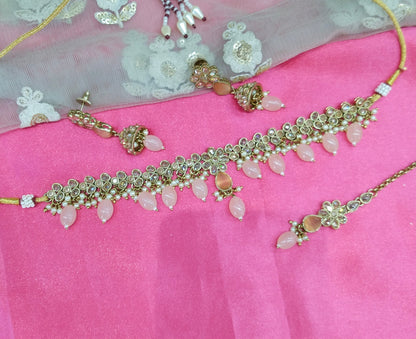 Peach Necklace Jewellery Tauranga Set