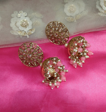 Gaajri Kundan Jhumka Sam Bollywood Earrings