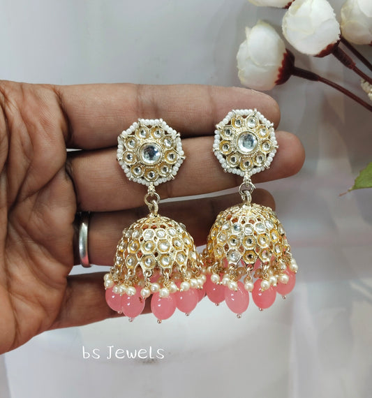 Gaajri Kundan Jhumka How Bollywood Earrings