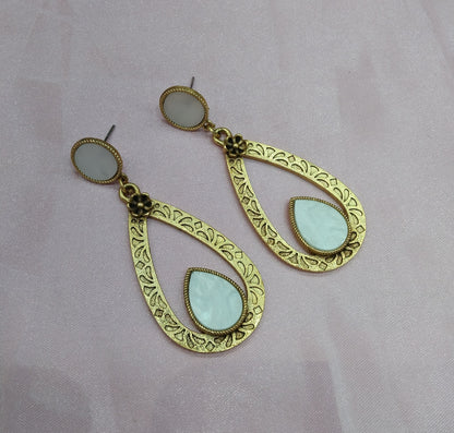 Brass Bollywood Prabha Earrings