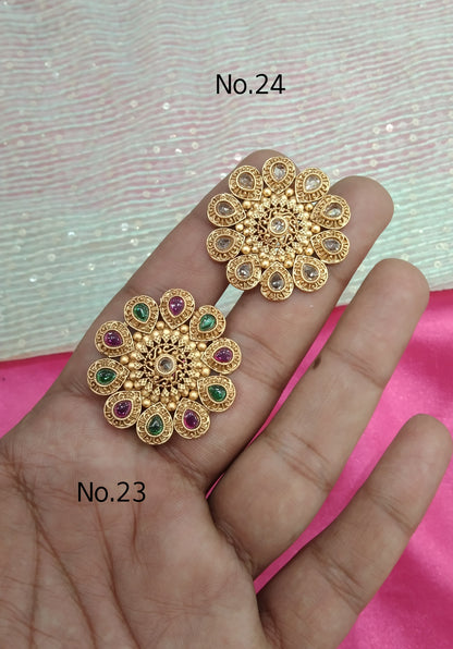 Gold Cocktail Finger Rings