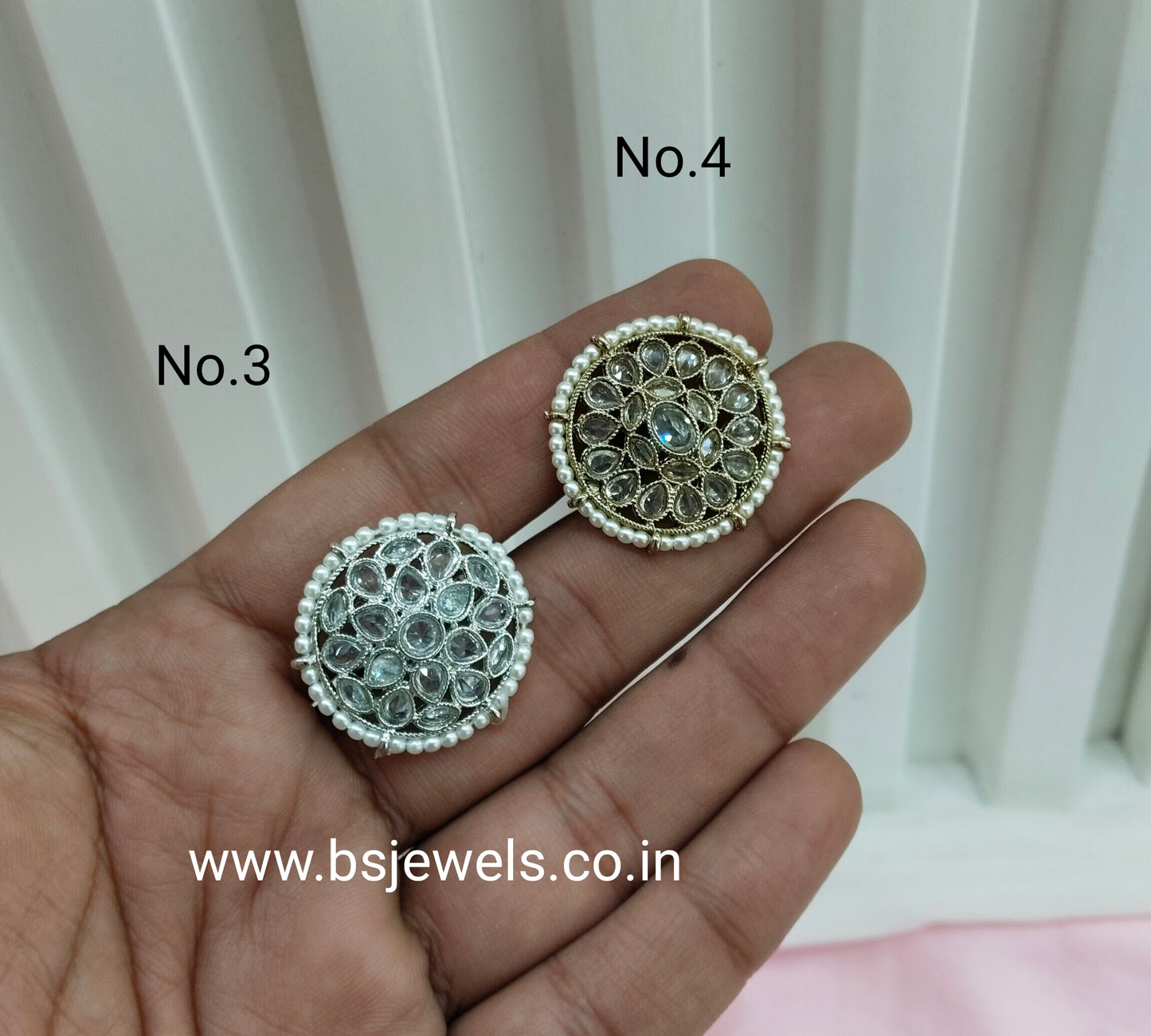 Champagne Stone Adjustable Finger Rings