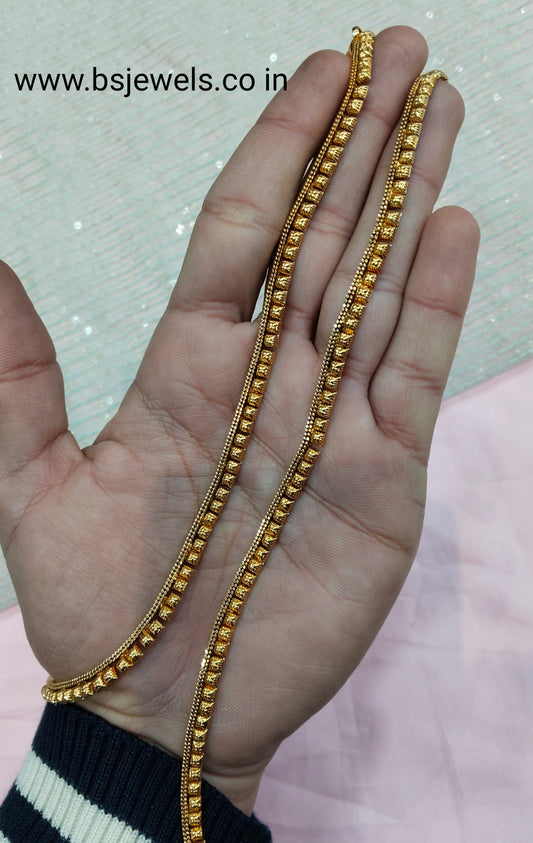 Gold Polki Anklets Jhanjar Payal Jewellery Prince Set