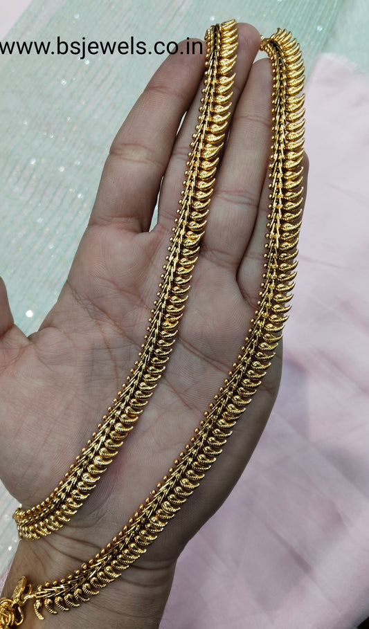 Gold Polki Anklets Jhanjar Payal Jewellery Prince Set