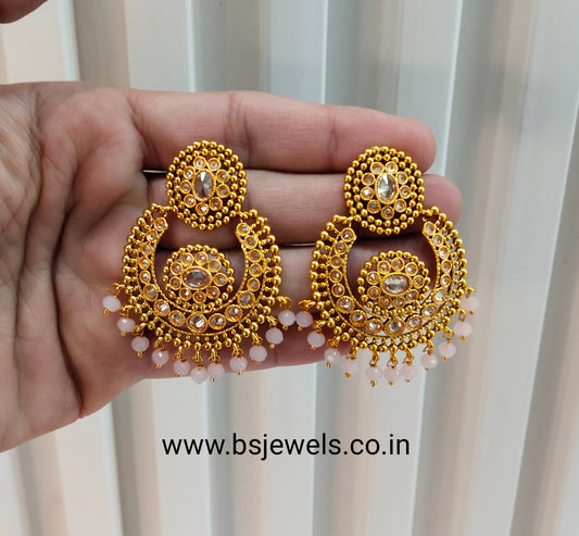 Pink Bollywood Rohit Earrings