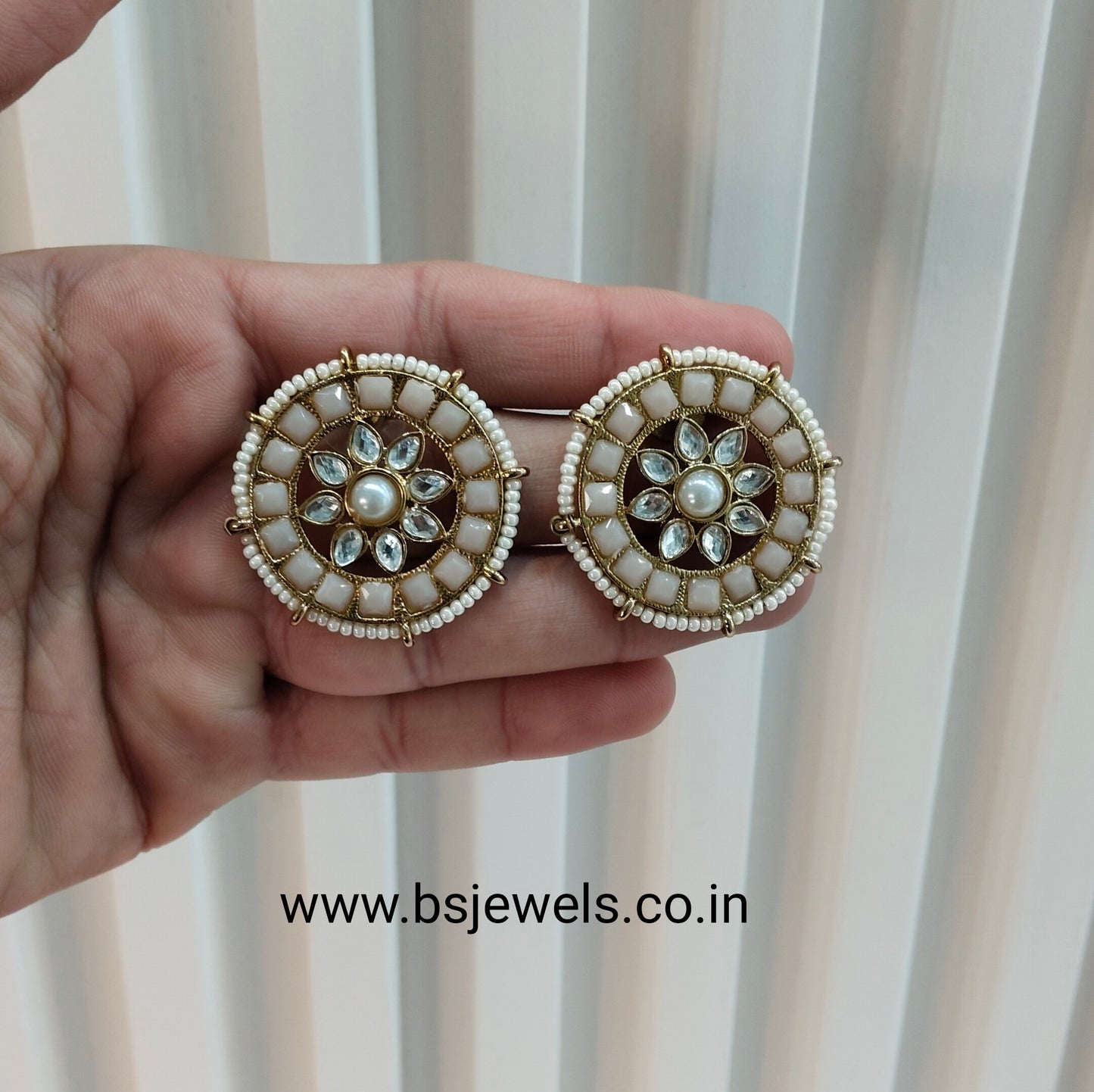 Pink Bollywood Rohit Earrings