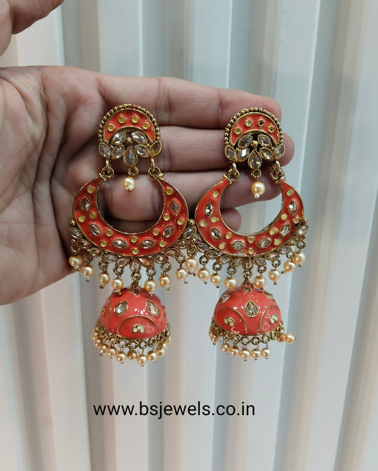 Gaajri Jhumki Bollywood Rohit Earrings
