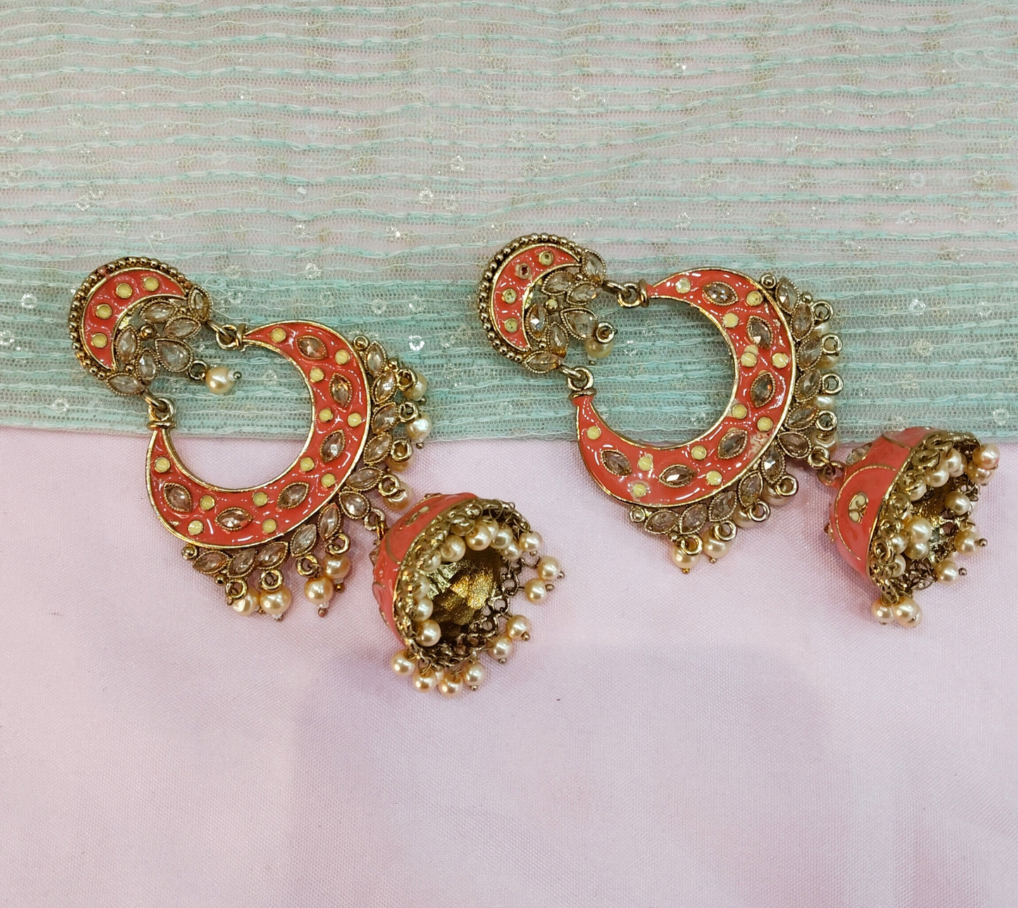 Gaajri Jhumki Bollywood Rohit Earrings