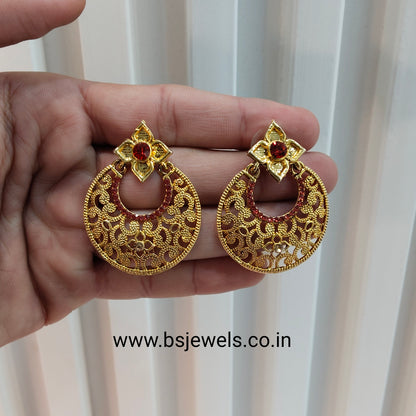 Ruby Bollywood Rohit Earrings