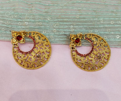 Ruby Bollywood Rohit Earrings