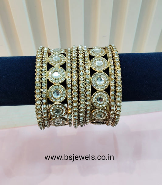 Bangles jewelry Set/Traditional bollywood jewelry/Antique gold bangles
