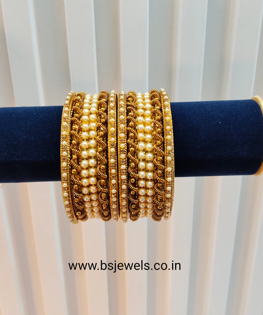 Bangles jewelry Set/Traditional bollywood jewelry/Antique gold bangles