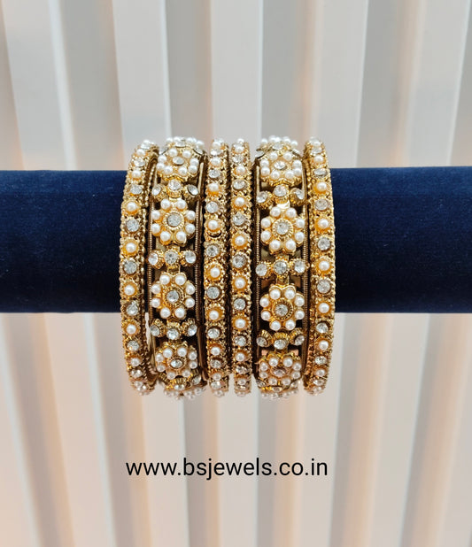 Bangles jewelry Set/Traditional bollywood jewelry/Antique gold bangles