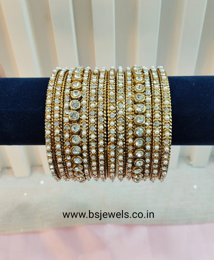 Bangles jewelry Set/Traditional bollywood jewelry/Antique gold bangles
