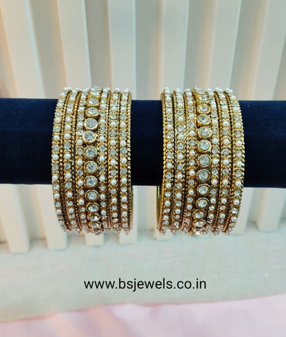 Bangles jewelry Set/Traditional bollywood jewelry/Antique gold bangles