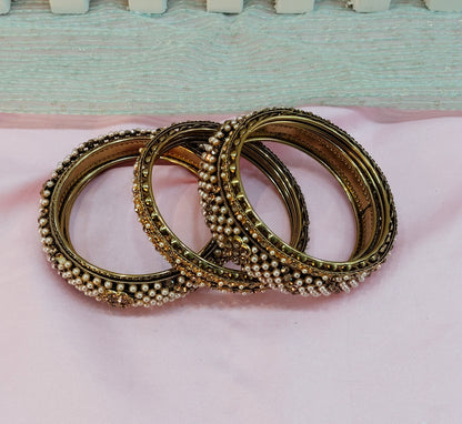 Bangles jewelry Set/Traditional bollywood jewelry/Antique gold bangles