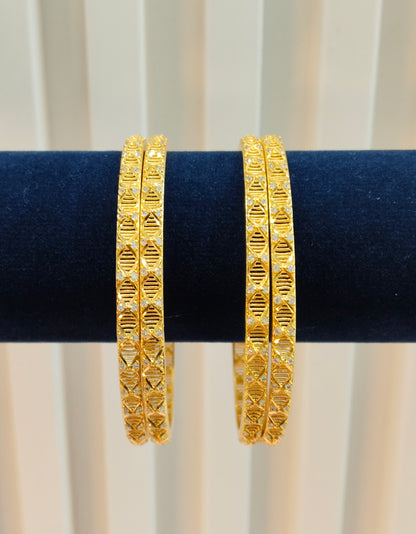 2.6 Size bangles jewelry /Traditional bollywood jewelry/ Gold bangles