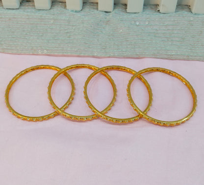 2.6 Size bangles jewelry /Traditional bollywood jewelry/ Gold bangles