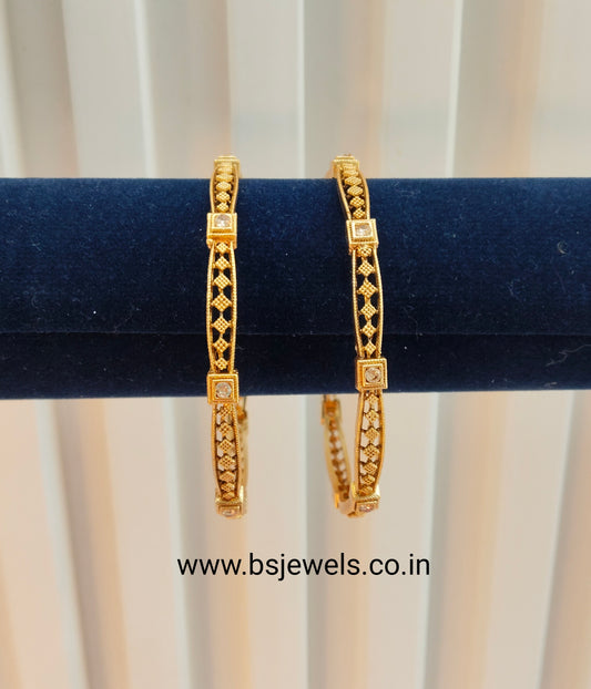 2.8 Size bangles jewelry /Traditional bollywood jewelry/ Gold bangles