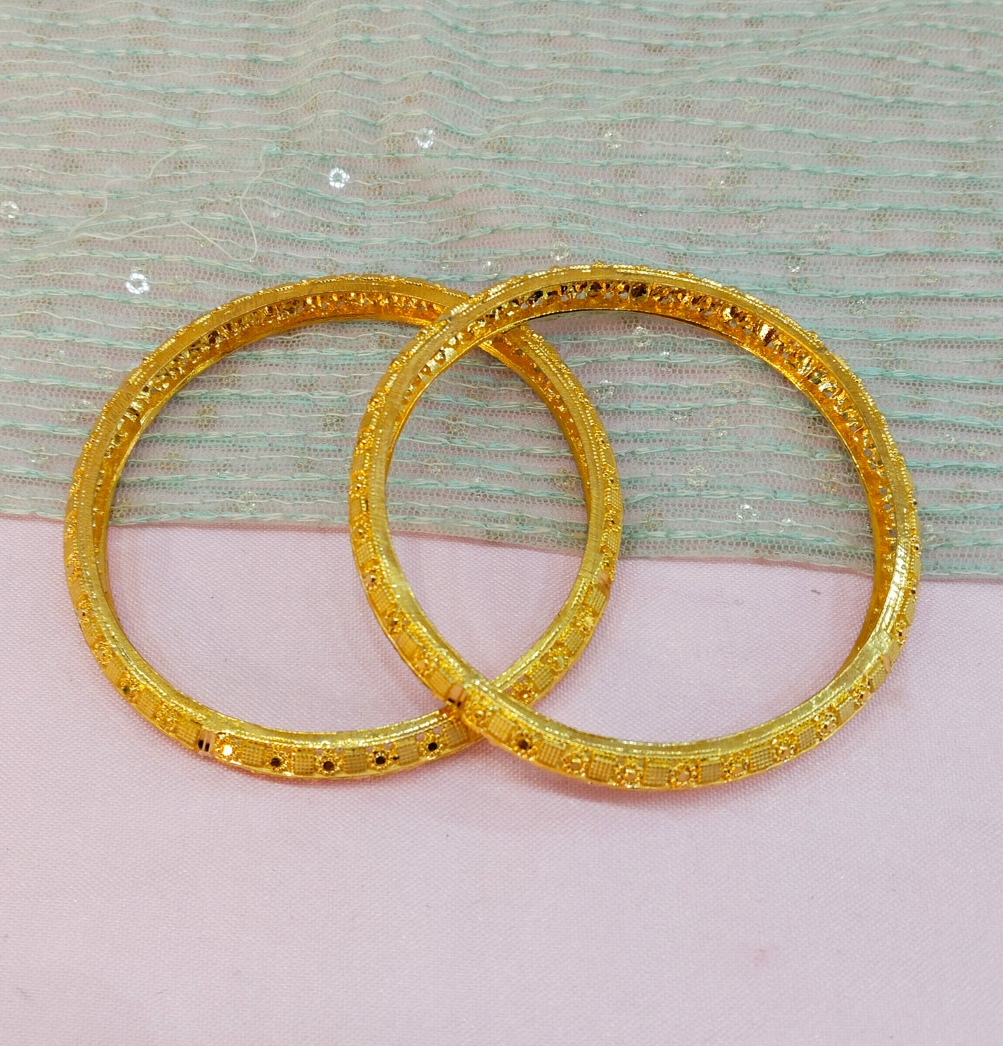 2.8 Size bangles jewelry /Traditional bollywood jewelry/ Gold bangles