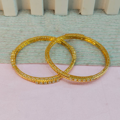 2.8 Size bangles jewelry /Traditional bollywood jewelry/ Gold bangles