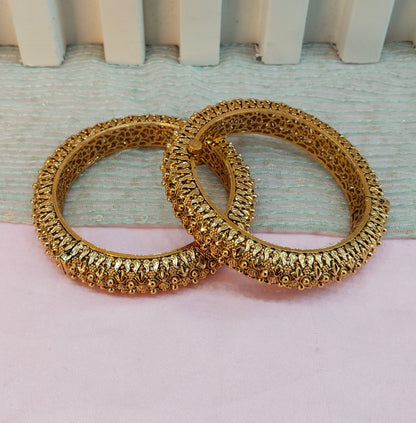 2.8 Size bangles jewelry /Traditional bollywood jewelry/ Gold bangles