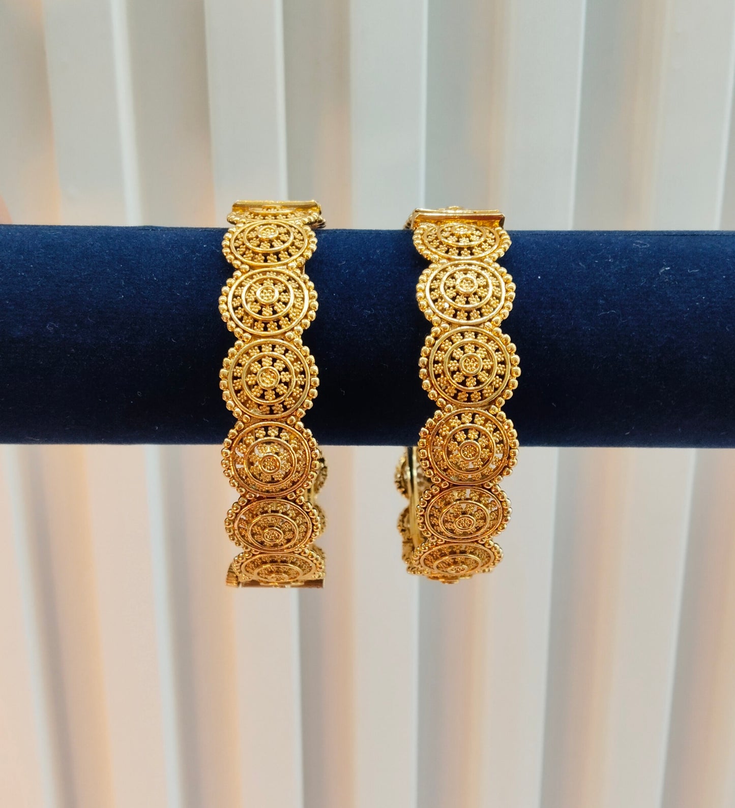 2.8 Size bangles jewelry /Traditional bollywood jewelry/ Gold bangles