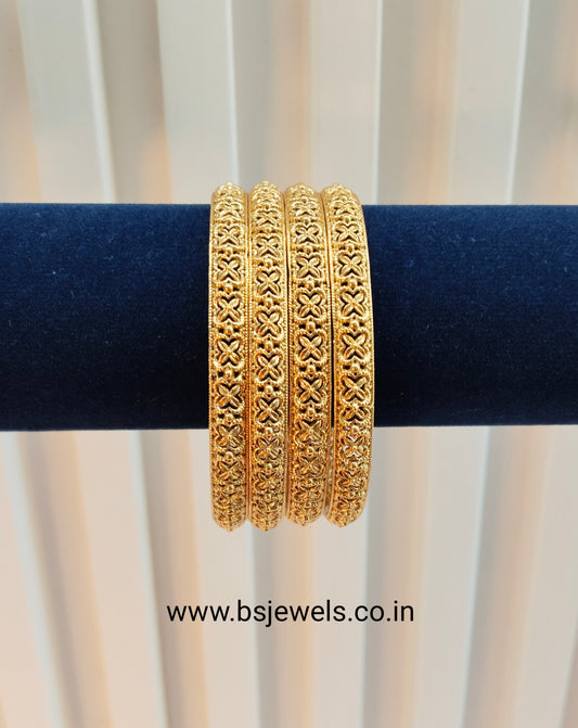 2.4 Size bangles jewelry /Traditional bollywood jewelry/ Gold bangles