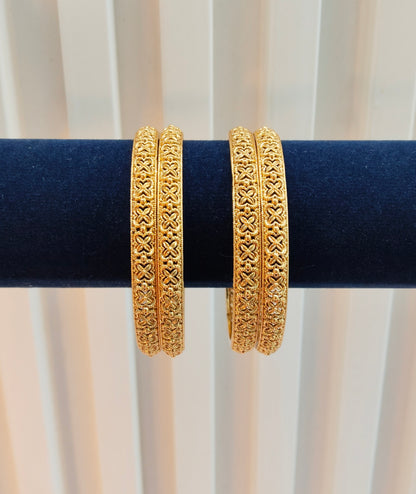 2.4 Size bangles jewelry /Traditional bollywood jewelry/ Gold bangles