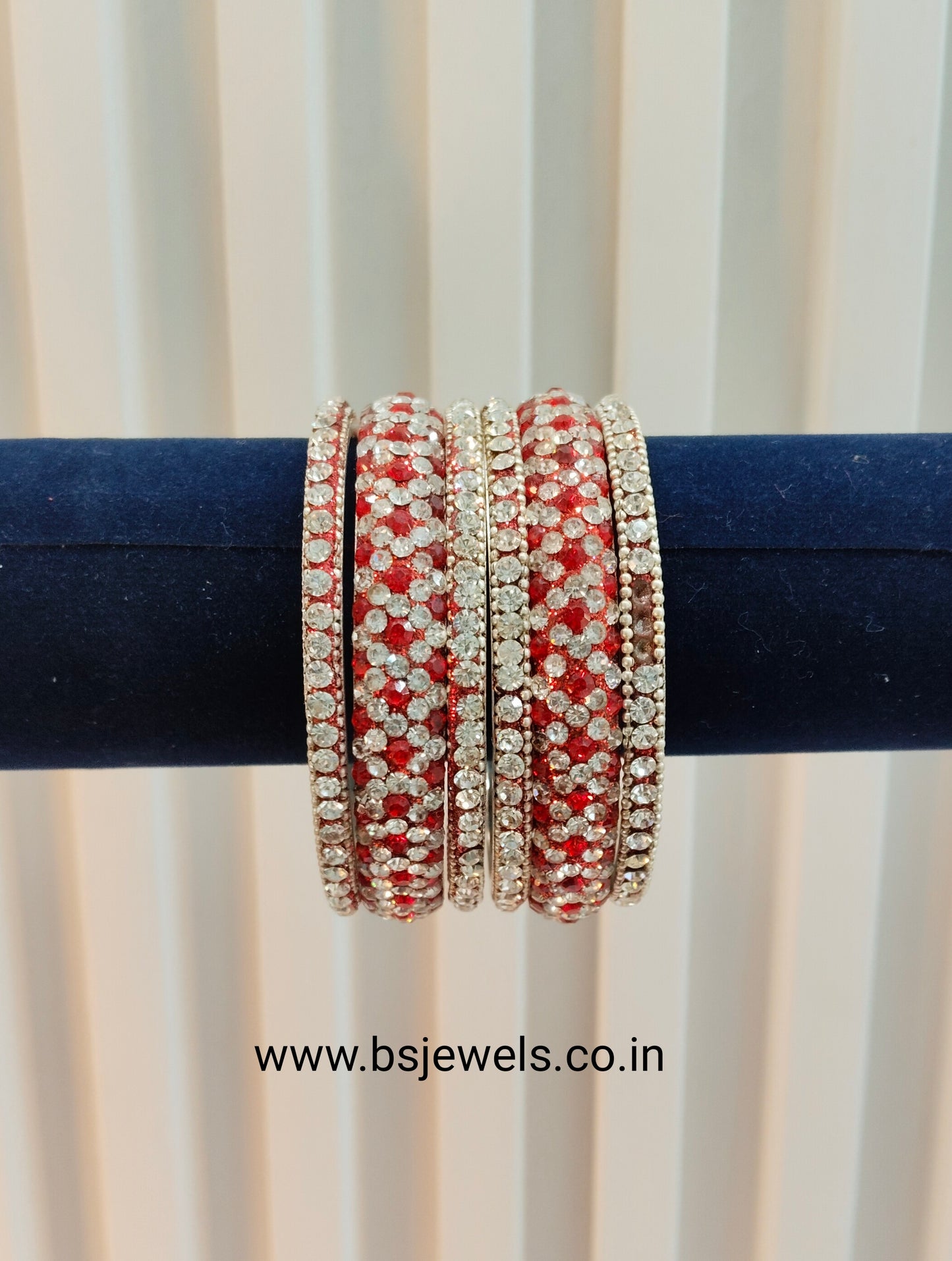 2.6 Size bangles jewelry Set /Traditional bollywood jewelry/Silver Red Antique bangles