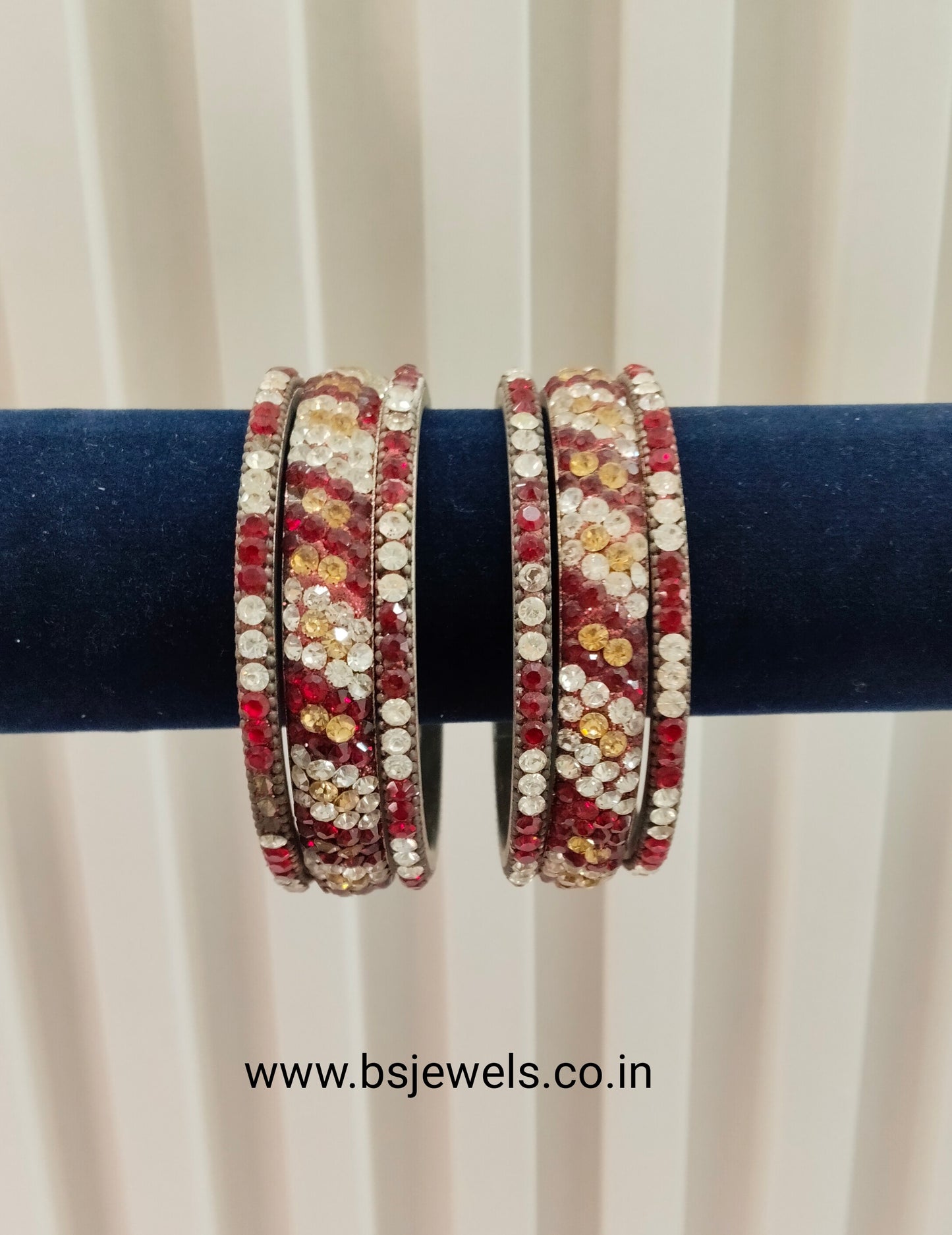 2.6 Size bangles jewelry Set /Traditional bollywood jewelry/Silver Maroon Antique bangles
