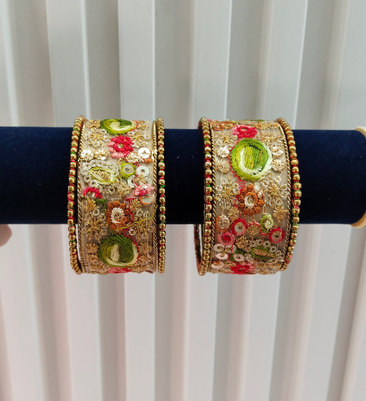 2.6 Size bangles jewelry Set /Traditional bollywood jewelry/Multi Color Antique bangles