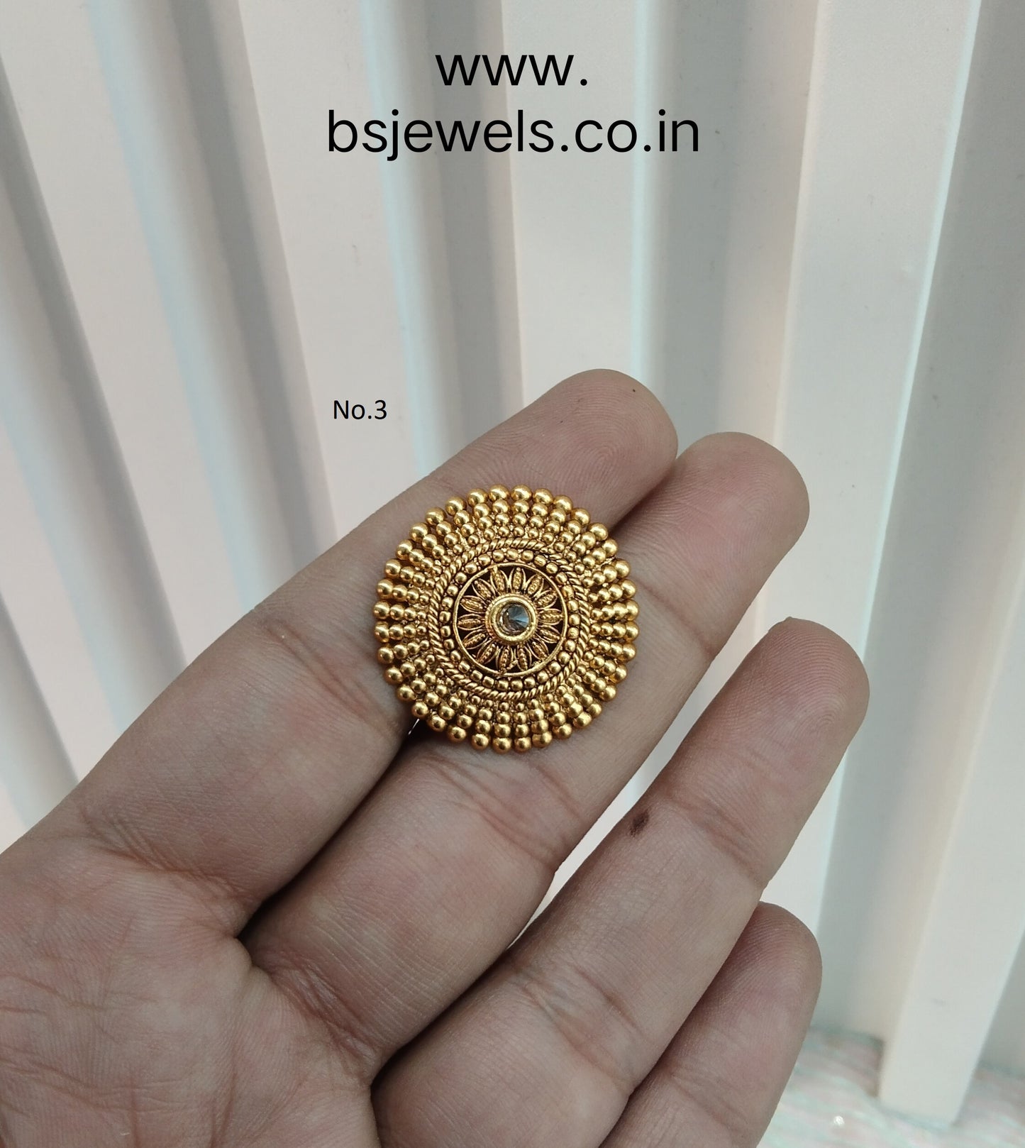 Gold Cocktail Finger Rings