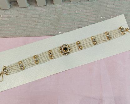 Kundan Headpiece Matha Patti Head piece sheesh fool/Bollywood Head Piece Tikka Hair chain